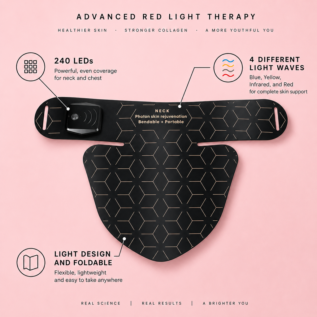 Red Light Therapy Neck & Chest Mask