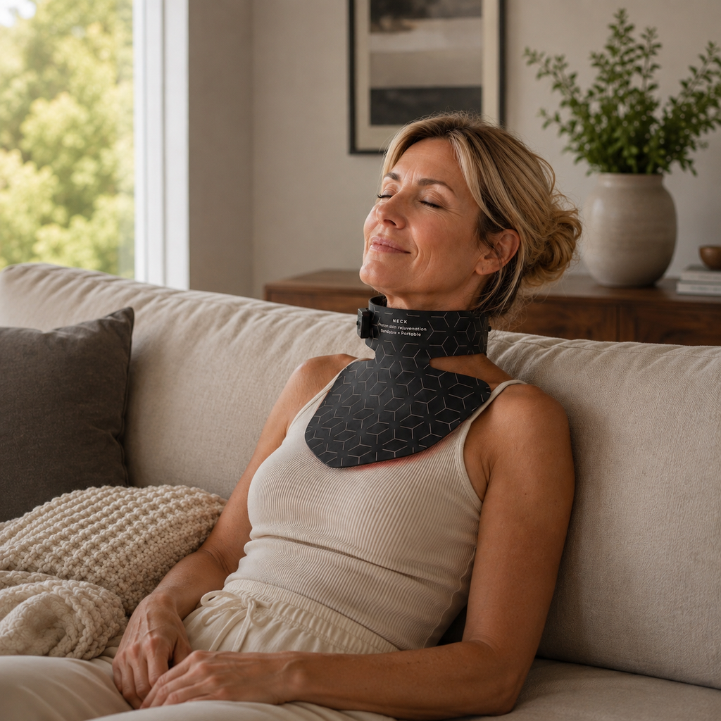 Red Light Therapy Neck & Chest Mask