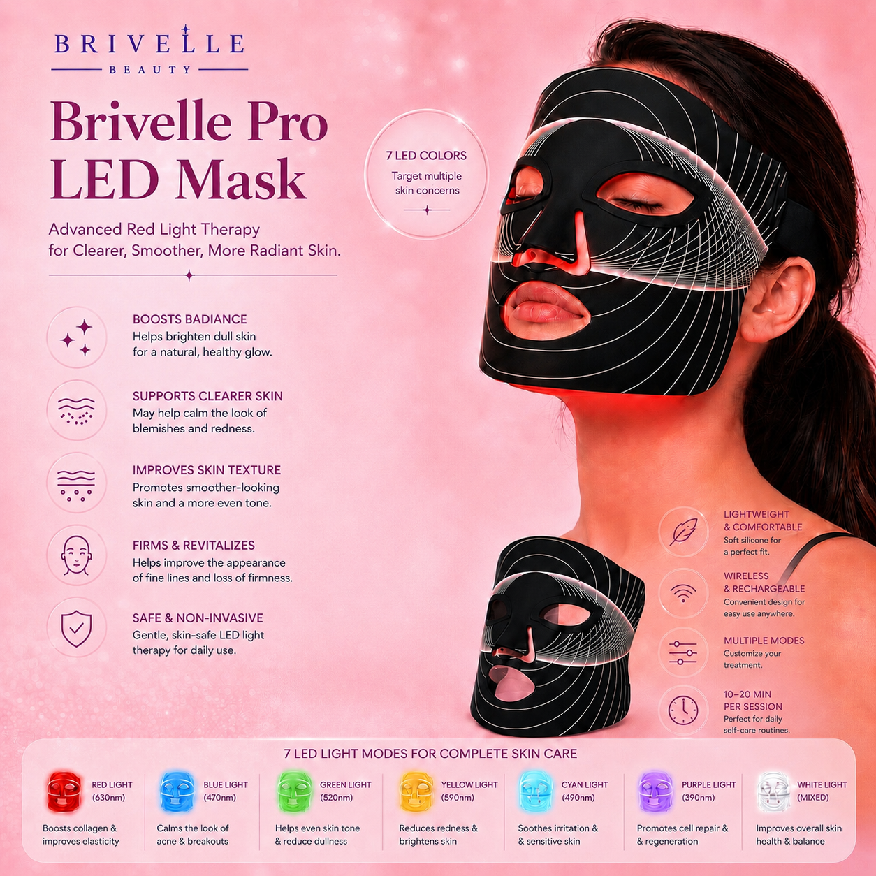Brivelle Pro Led Mask